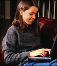 Teen on Computer, Virtual Classroom in Jacksonville, FL 